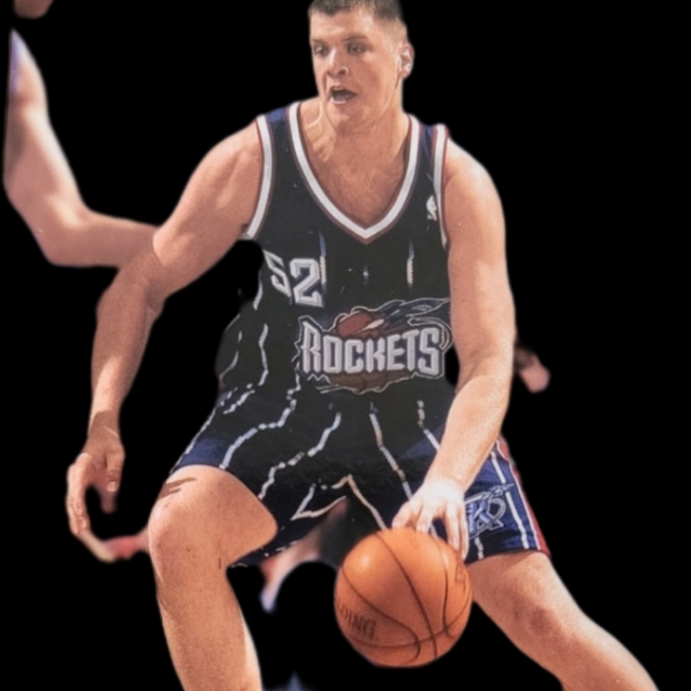 NBA Rockets Trading Card - Black and Blue